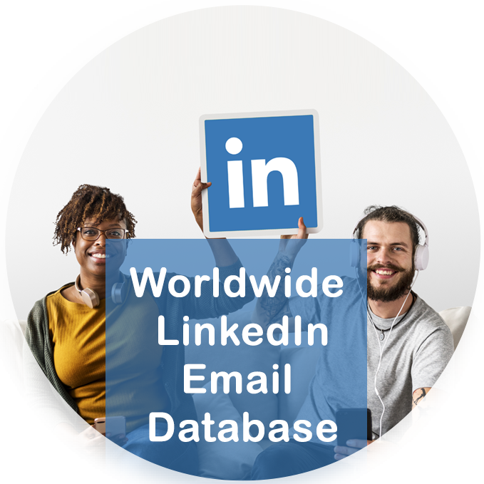 70 Million+ Worldwide LinkedIn Users Email List Database