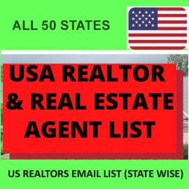 real estate agents email list